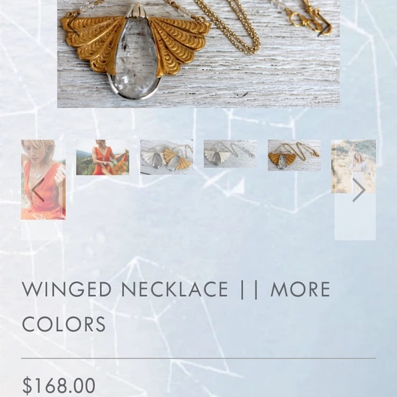 Bahgsu Winged Necklace - Picture 2 of 5